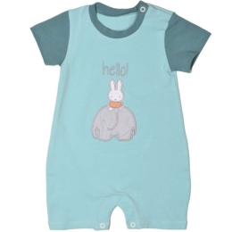 Φορμάκι Καλοκαιρινό Design 13 48-8752-74/13 Με Κέντημα Light Mint Miffy Νο74/79 Βαμβάκι-Elastane