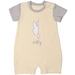 Φορμάκι Καλοκαιρινό Design 14 48-8752-74/14 Με Κέντημα Ecru Miffy Νο74/79 Βαμβάκι-Elastane