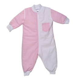 Υπνοφόρμα Με Αποσπώμενα Μανίκια Des.12 Pink Baby Oliver 3-4 ετών Βαμβάκι-Πολυέστερ