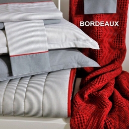 Κουβέρτα ΣΧ.871 Bordeaux Down Town Μονό 170x240cm 100% Βαμβάκι