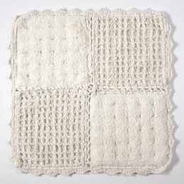 Πατάκι Μπάνιου Biscuit Ecru Down Town 75 x 75cm 100% Βαμβάκι