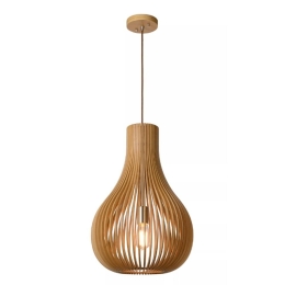 Φωτιστικό Οροφής Bido 01400/38/72 38x185cm 1xE27 60W Natural Lucide