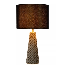 Φωτιστικό Επιτραπέζιο Velvet 10501/81/30 25x47cm 1xE27 60W Black Lucide