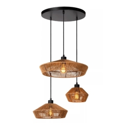 Φωτιστικό Οροφής Yunkai 10413/03/72 60x145cm 3xE27 60W Natural Lucide