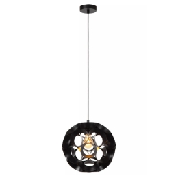 Φωτιστικό Οροφής Hannelore 10423/30/30 30x163cm 1xE27 40W Black Lucide