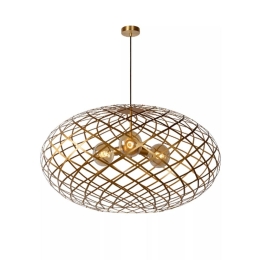 Φωτιστικό Οροφής Wolfram 21417/99/02 100x550cm 3xE27 60W Gold Lucide