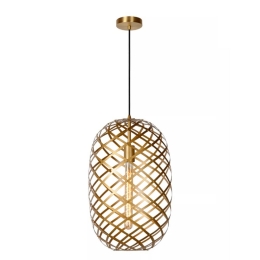 Φωτιστικό Οροφής Wolfram 21417/32/02 32x180cm 1xE27 60W Gold Lucide