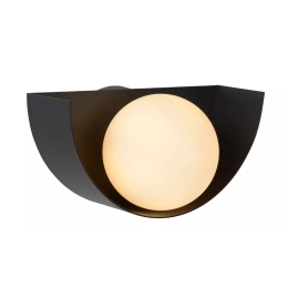 Φωτιστικό Τοίχου - Απλίκα Benni 45201/01/30 1xG9 28W Black Lucide