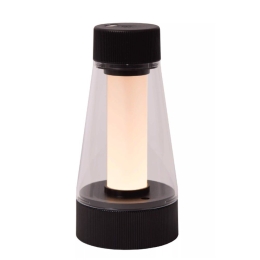 Φωτιστικό Επιτραπέζιο Lorali 45500/01/30 7,7x16cm 1,2W LED 2600K Dimmable Black Lucide
