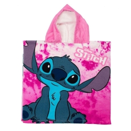 Πόντσο Θαλάσσης Quick Dry Disney Home Lilo & Stitch 22 Pink DimCol