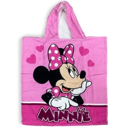 Πόντσο Θαλάσσης Quick Dry Disney Home Minnie 202 Pink DimCol