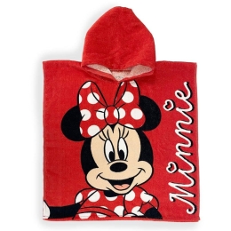 Πόντσο Θαλάσσης Quick Dry Disney Home Minnie 203 Red DimCol