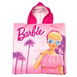 Πόντσο Θαλάσσης Quick Dry Mattel Barbie 86 Pink DimCol