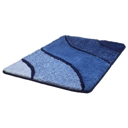 Πατάκι Μπάνιου Wave 5507 Navy Blue Kleine Wolke 55Χ65 Acrylic
