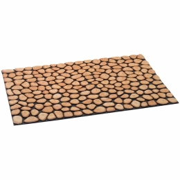 Πατάκι Εισόδου Ecomat 040 Tree Rings 45X75cm Beige Sdim 45X75