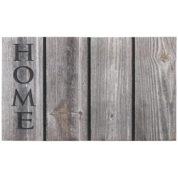 Πατάκι Εισόδου Ecomat 055 Home Wood 45X75cm Grey Sdim 45X75