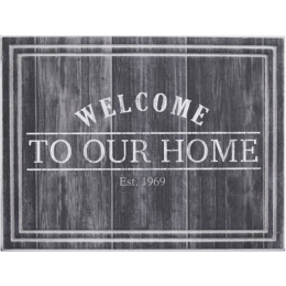 Πατάκι Εισόδου Ecomat Tradition 730 Welcome To Our Home 45X60cm Dark-Brown Sdim 45 X 60