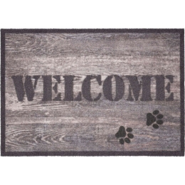 Πατάκι Εισόδου Mondial Welcome Paws 777 40x60cm Dark Beige Sdim 40Χ60