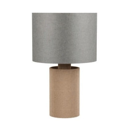 Φωτιστικό Επιτραπέζιο Canio 568100111 16x28cm 1xE14 40W Natural-Grey Trio Lighting