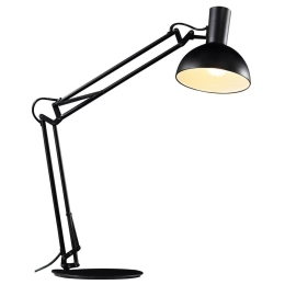 Φωτιστικό Γραφείου - Τοίχου Arki E27 25x52cm Black Dftp