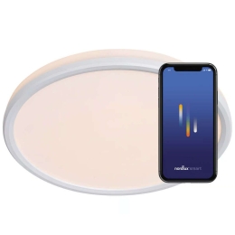 Φωτιστικό Οροφής - Πλαφονιέρα Smart Liva 2110826101 Φ36x3,2cm Dim Led 2100lm 21W White Nordlux Πλαστικό