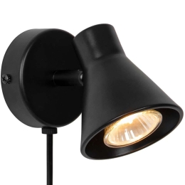 Φωτιστικό Τοίχου Eik 45761003 15x11cm 1xGu10 35W Black Nordlux