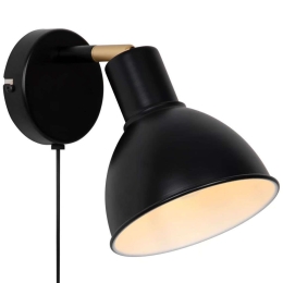 Φωτιστικό Τοίχου - Απλίκα Pop 2213641003 Φ15,5x20cm E27 18W Black-Gold Nordlux