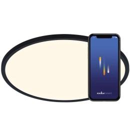 Φωτιστικό Οροφής - Πλαφονιέρα Smart Oja 2015146103 Φ60x3,2cm Dim Led 3500lm 30W Black Nordlux