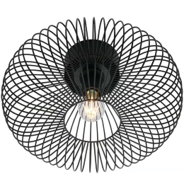 Φωτιστικό Οροφής - Πλαφονιέρα Beroni 2412336003 Φ40,3x21cm 1xE27 60W Black Nordlux