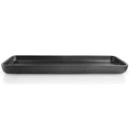 Πιατέλα Σερβιρίσματος Ορθογώνια Nordic Kitchen 502778 13x37cm Black Eva Solo Πηλός