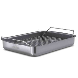 Ταψί Αντικολλητικό Με Σχάρα Professional 202036 35x25cm Inox Eva Solo Ατσάλι, Αλουμίνιο