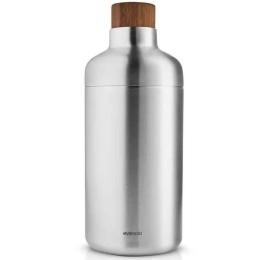 Σέικερ Κοκτέιλ Liquid Lounge 822016 8x20cm 700ml Inox-Natural Eva Solo Ατσάλι,Ξύλο