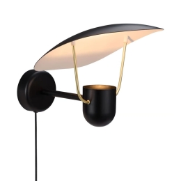 Φωτιστικό Τοίχου Fabiola GU10 24x22,4cm Black Dftp