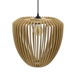 Καπέλο Φωτιστικού/Αμπαζούρ Clava 2242 Φ38x39cm 1xE27 15W Oak Umage