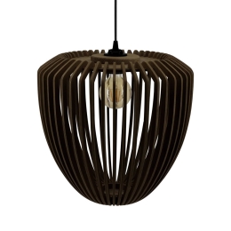 Καπέλο Φωτιστικού/Αμπαζούρ Clava 2243 Φ38x39cm 1xE27 15W Dark Oak Umage