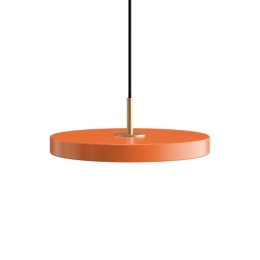 Φωτιστικό Οροφής Asteria Plus Mini Brass 2297 Φ31x10.5cm Led 1200lm 18W 2400-3000k Nuance Orange Umage