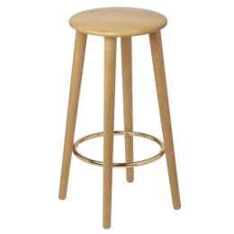 Σκαμπό Μπάρ Socialite 5519 44x67.5cm Oak Oak Umage