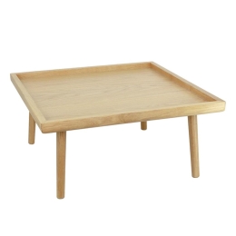 Τραπεζάκι Lounge Around Shuffle 5552 71.4x71.4x40.3cm Oak Umage