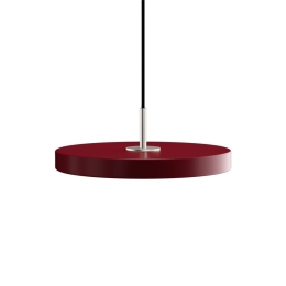 Φωτιστικό Οροφής Asteria Mini Steel 2210C4174 Φ31x3.3cm Led 900lm 14W 3000k Ruby Red Umage