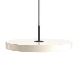 Φωτιστικό Οροφής Asteria Medium Black 2170C4173 Φ43x4cm Led 1300lm 16W 3000k Pearl White Umage