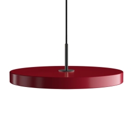 Φωτιστικό Οροφής Asteria Medium Black 2174C4173 Φ43x4cm Led 1300lm 16W 3000k Ruby Red Umage