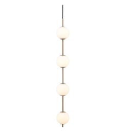Φωτιστικό Οροφής Audrey 4 2255C2255-3 Φ12x104.2 Led 1500lm 29W 2700k Brass-Opal Umage