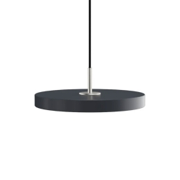 Φωτιστικό Οροφής Asteria Plus Mini Steel 2289C4174 Φ31x10.5cm Led 1200lm 18W 2400-3000k Anthracite Umage