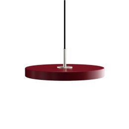 Φωτιστικό Οροφής Asteria Plus Mini Steel 2291C4174 Φ31x10.5cm Led 1200lm 18W 2400-3000k Ruby Red Umage