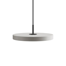 Φωτιστικό Οροφής Asteria Plus Mini Black 2294C4175 Φ31x10.5cm Led 1200lm 18W 2400-3000k Nuance Mist Umage