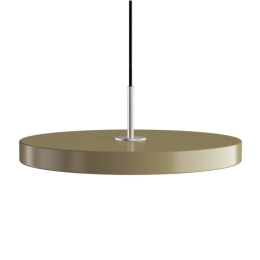 Φωτιστικό Οροφής Asteria Medium Steel 2424C4172 Φ43x4cm Led 1300lm 16W 3000k Taupe Umage