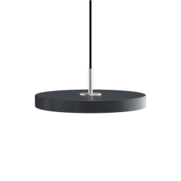 Φωτιστικό Οροφής Asteria Mini Steel 2207C4174 Φ31x3.3cm Led 900lm 14W 3000k Anthracite Umage