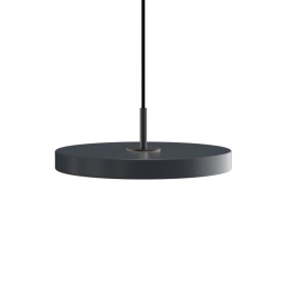 Φωτιστικό Οροφής Asteria Mini Black 2207C4175 Φ31x3.3cm Led 900lm 14W 3000k Anthracite Umage