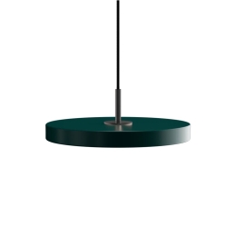 Φωτιστικό Οροφής Asteria Mini Black 2208C4175 Φ31x3.3cm Led 900lm 14W 3000k Forest Green Umage