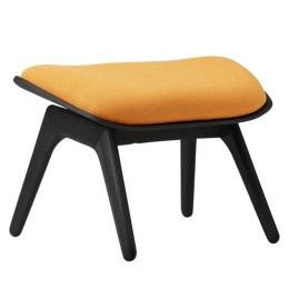 Σκαμπό The Reader Ottoman 5116NC705-06 60x46x42cm Black Oak Tangerine